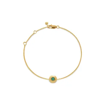 Monica Vinader 18kt Yellow Gold Vermeil May Birthstone Bracelet