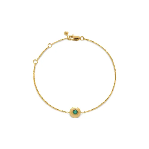 Monica Vinader 18kt Yellow Gold Vermeil May Birthstone Bracelet