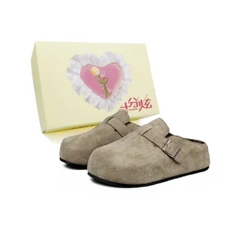 FULLXUAN Abrasion Resistant Slip Resistant Wrap toe Slippers Women's