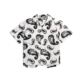 Jacquemus Short Sleeve Paisley Shirt