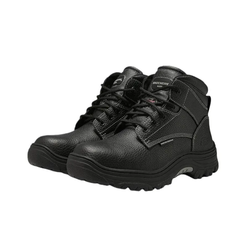 Skechers Burgin Ankle Boots Men's Black-1