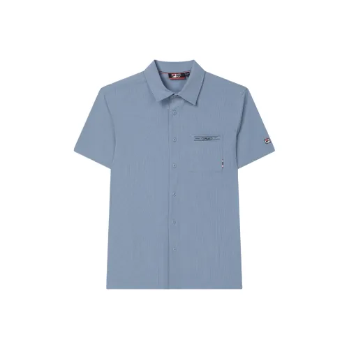 FILA Shirts Men Manor Blue