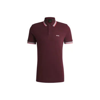 HUGO BOSS Polo Shirt Men's Dark Red