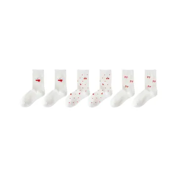 Cotton Gene Mid Calf Socks Women's Combo Set