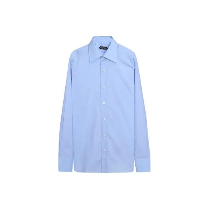 TOM FORD Shirts Men Blue-0