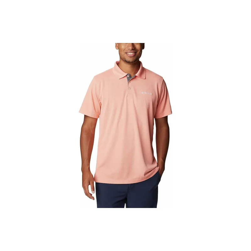 Columbia Polo Shirts Men Coral-0