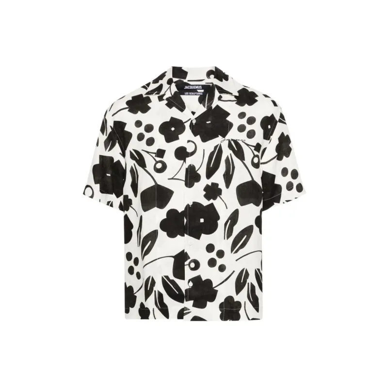 Jacquemus La Chemise Jean Print Cubic-0