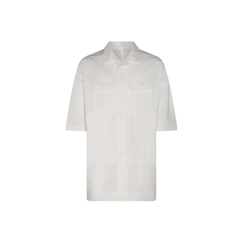 RICK OWENS Flap pockets Cotton Shirt-0