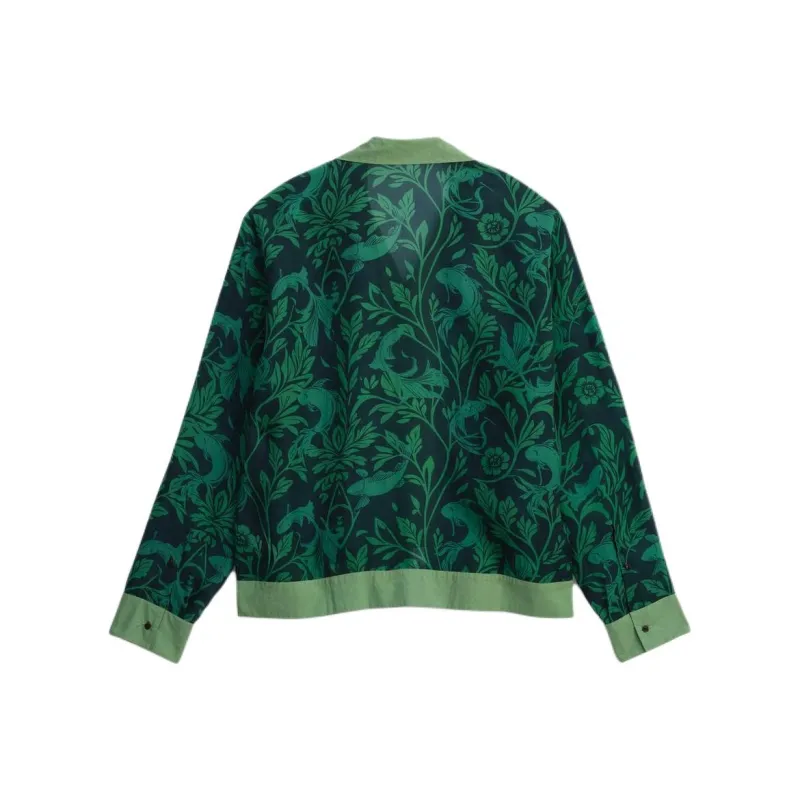 ZARA Shirts Men Green-1