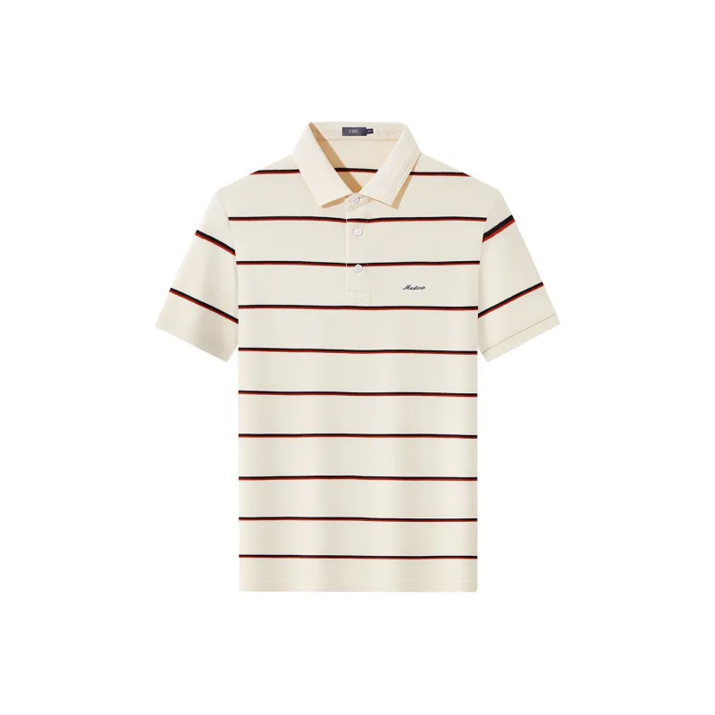 FIRS Polo Shirt Men's Beige Yellow-0