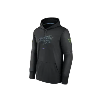 Nike Tampa Bay Rays City Connect Practice Men's Nike Therma Mlb Pullover Hoodie