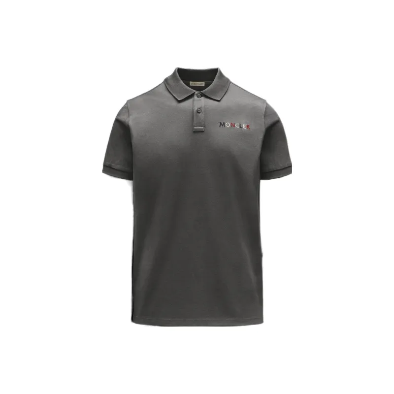 Moncler SS22 Polo Shirts Men Dark Gray-0
