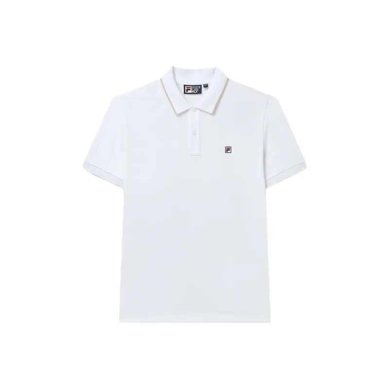 FILA Polo Shirt Men's Standard White-0