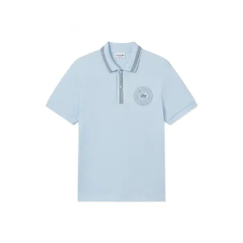 LACOSTE Badge Print Polo Shirt
