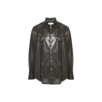 NANUSHKA Faux leather Shirt