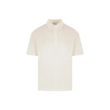 LARDINI Linen Polo Shirt