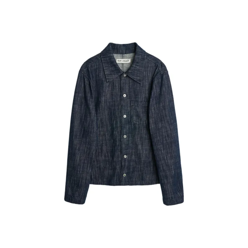 OUR LEGACY Shirts Men Blue-0