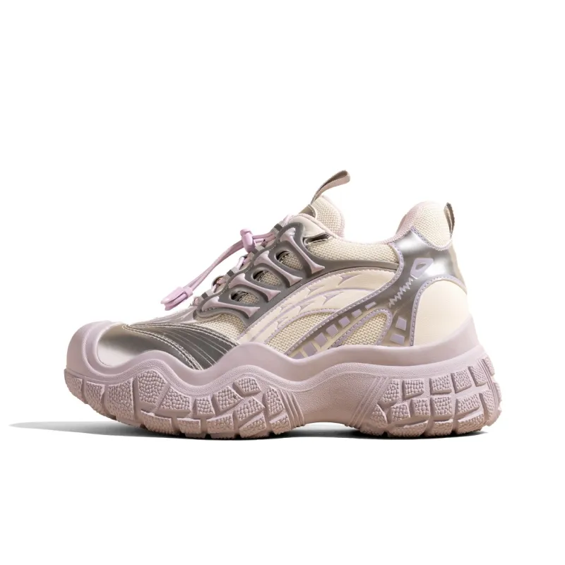 KODI Slip Resistant, Abrasion Resistant, Breathable Low Top Chunky Sneakers Women's-15