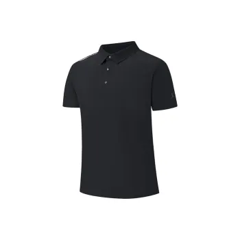 XTEP Variety Training Collection Polo Shirt Men's Jet Black