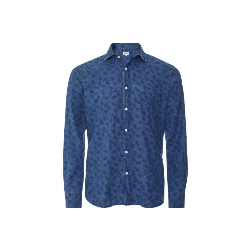Hartford Shirt Men's Deep Sea Blue-0