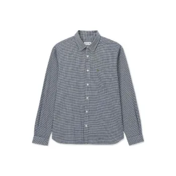 LACOSTE Checked Cotton Flannel Shirt