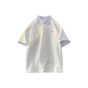 Warrior Huichao Riding The Wind Collection Polo Shirt Unisex Heather Gray