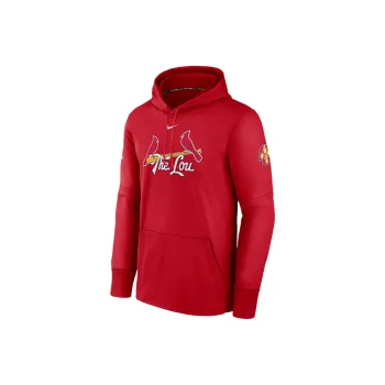 Nike St. Louis Cardinals City Connect Practice Men's Nike Therma Mlb Pullover Hoodie