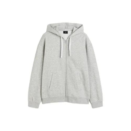 H&M 믹스드 그레이 남성 맨투맨