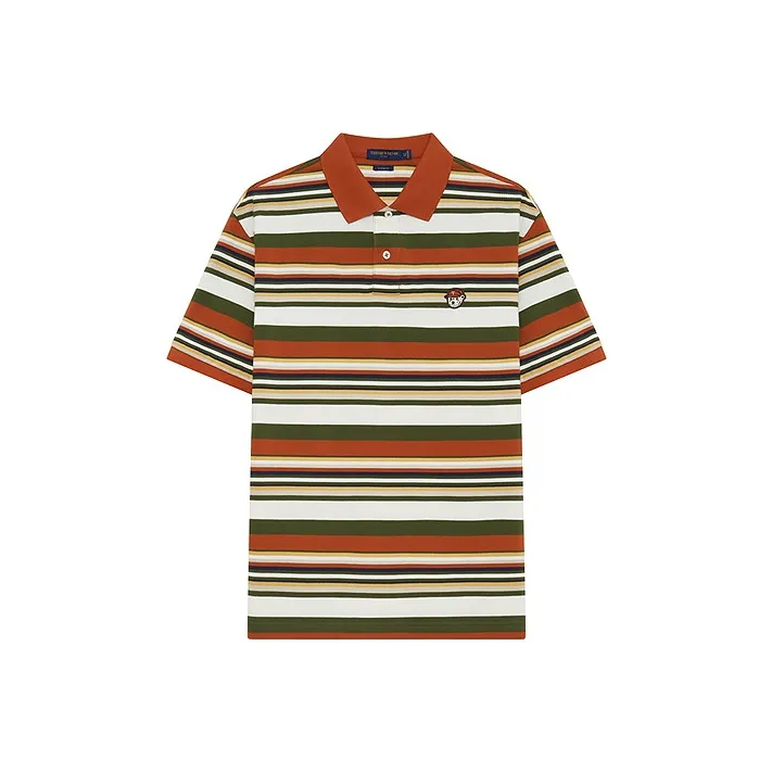 Teenie Weenie Men Evergreen Series Polo Shirt Unisex Orange-0