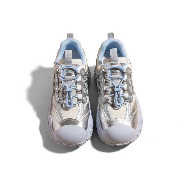 KODI Slip Resistant, Abrasion Resistant, Breathable Low Top Chunky Sneakers Women's-12