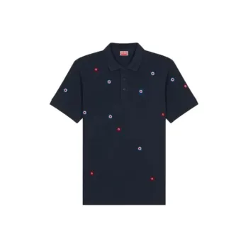 KENZO Target Embroidered Short Sleeved Polo Shirt