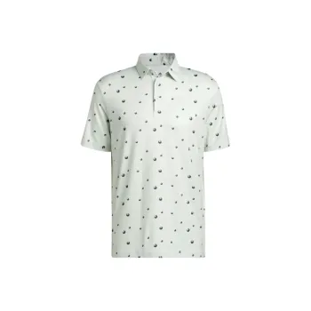 Adidas Polo Shirt Men's Linen Green/Bright Green/Yellow