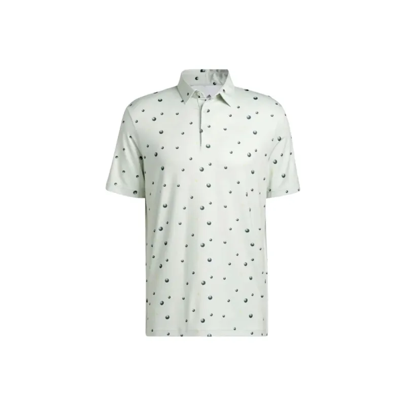 Adidas Polo Shirt Men's Linen Green/Bright Green/Yellow-0