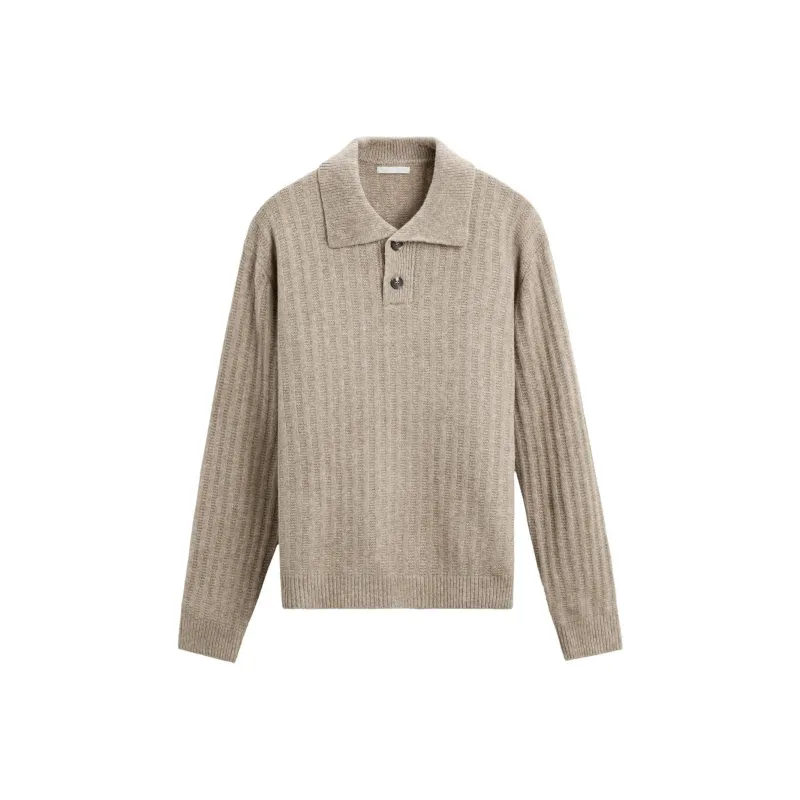 ZARA Polo Shirts Men Tan-0