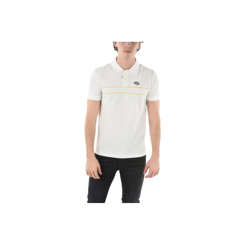 DIESEL Polo Shirts Men White-0