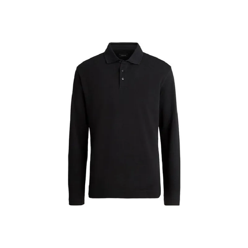 Zzegna Polo Shirts Men Black-0