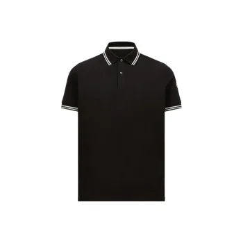Moncler Logo Patch Short Sleeved Polo Shirt