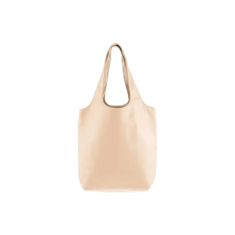 A.P.C Polyurethane Tote Bag, Shopping Bag, Handbag Women's Light Gold-3