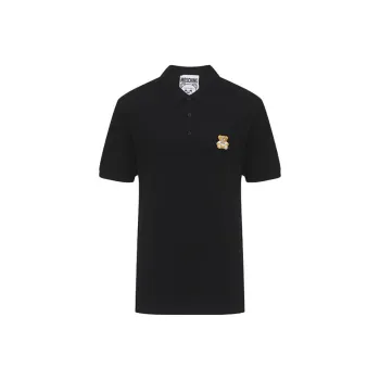 MOSCHINO FW23 Polo Shirt Men's Black