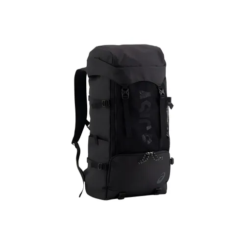 Asics Polyester Backpack Unisex Black