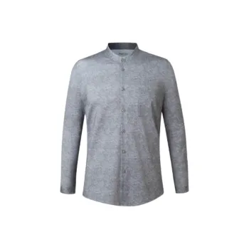 DEGRE ZERO Long Sleeved Shirt Men's Heather Gray