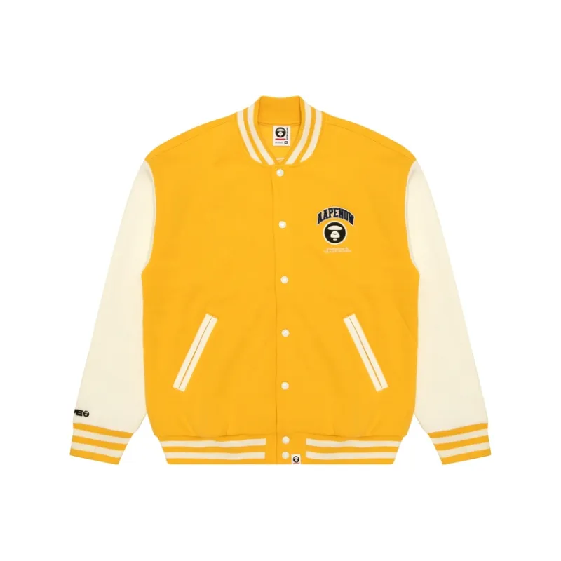 Aape Logo Baseball Jacket-2