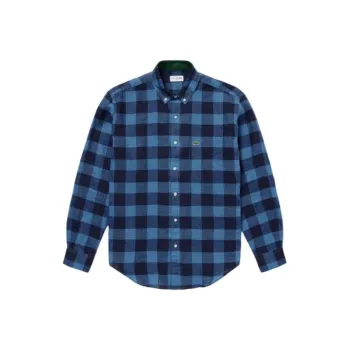 LACOSTE Shirts Men Navy Blue