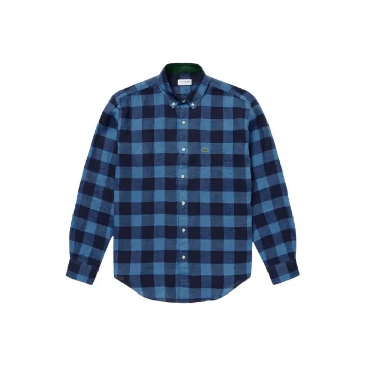LACOSTE Shirts Men Navy Blue-0