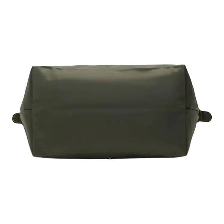 LONGCHAMP Le Pliage Green Eco Friendly Canvas Dumpling Bag, Portable One Shoulder Handbag Women's Forest Green-4