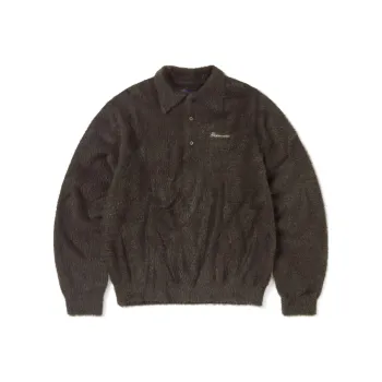 Thisisneverthat SCT Logo Shaggy Knit Polo