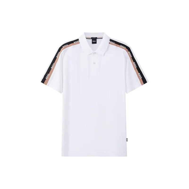 HUGO BOSS Polo Shirts Men White-0