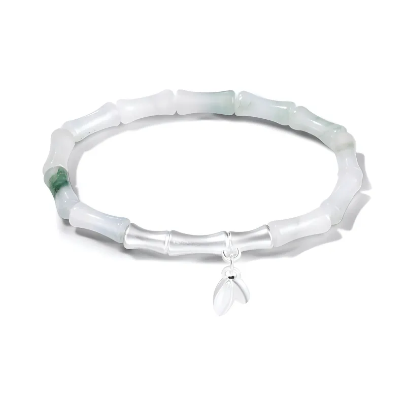 AWD S999 Fine Silver Strawberry Quartz Bracelets Unisex-0