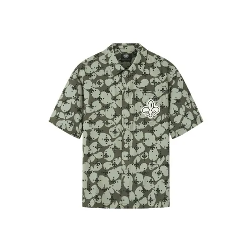 Palladium Shirt Unisex Green Black Iris
