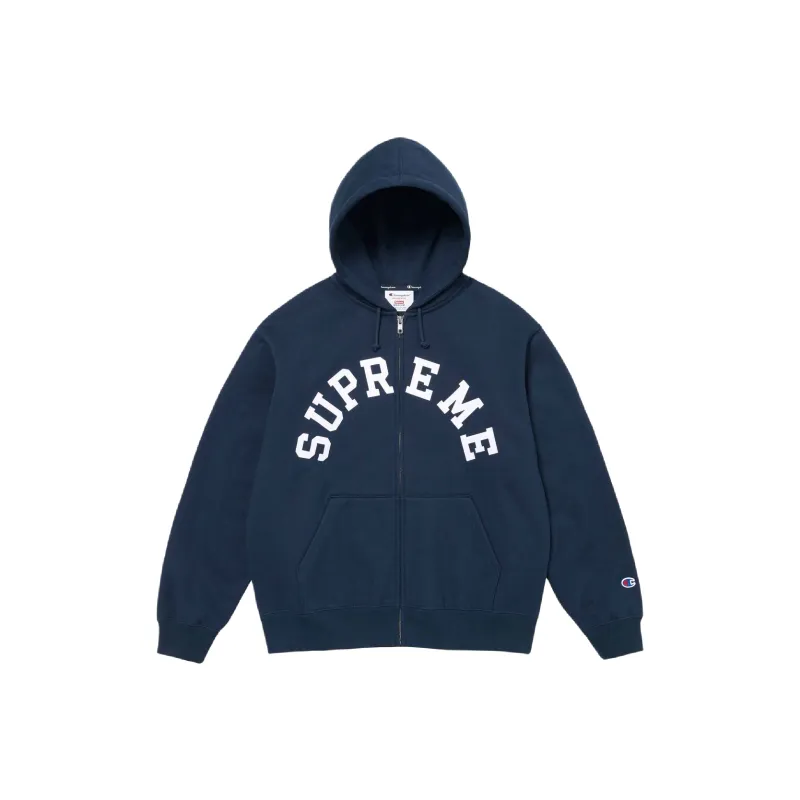 Supreme Champion Zip up Hoodie-4
